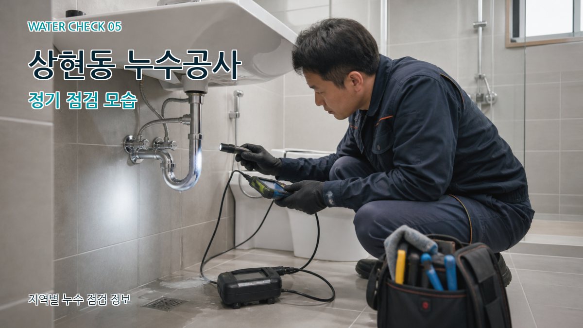 상현동 누수공사 누수탐지 이미지