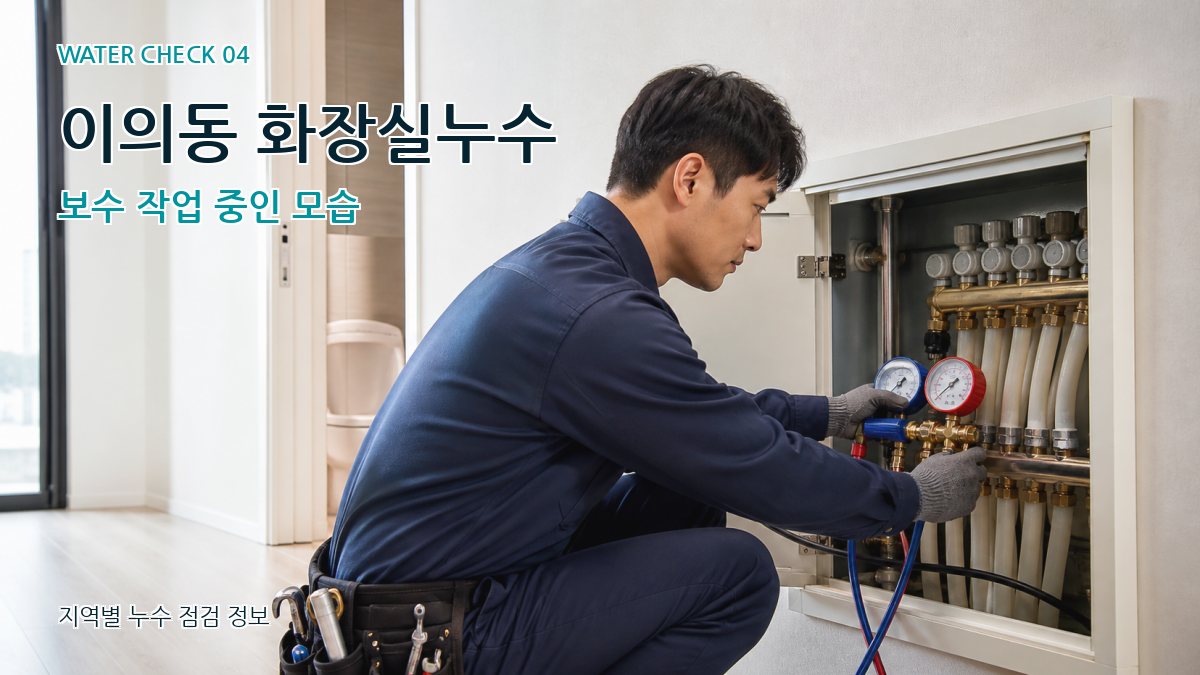 이의동 누수탐지 누수탐지 이미지