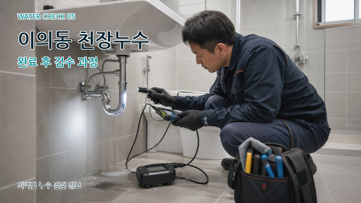 이의동 누수공사 누수탐지 이미지