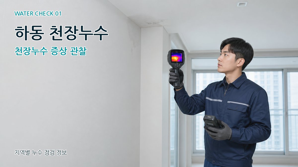 하동 아파트누수 누수탐지 이미지