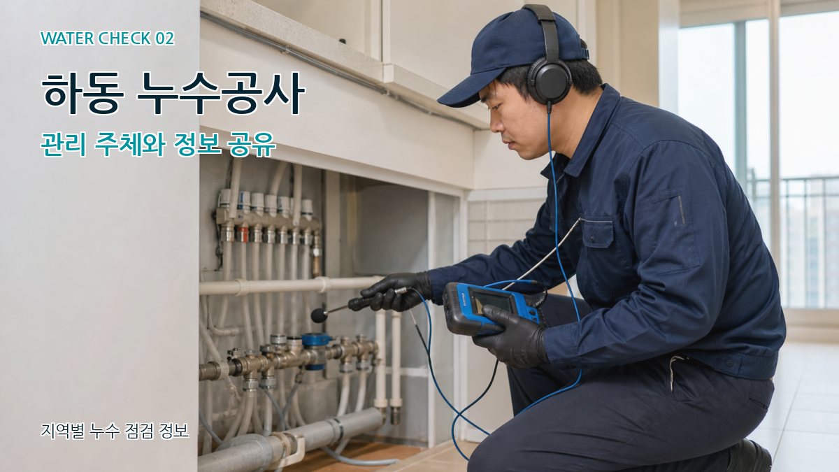 하동 누수공사 관리 주체와 정보 공유