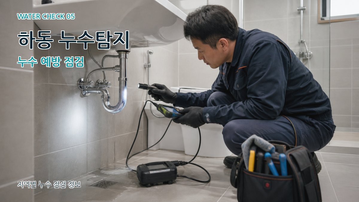 하동 누수탐지 누수 예방 점검