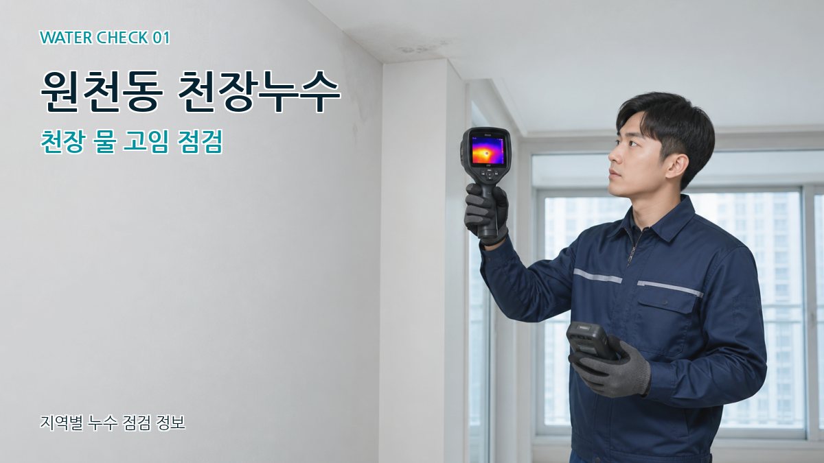 원천동 천장누수 천장 물 고임 점검