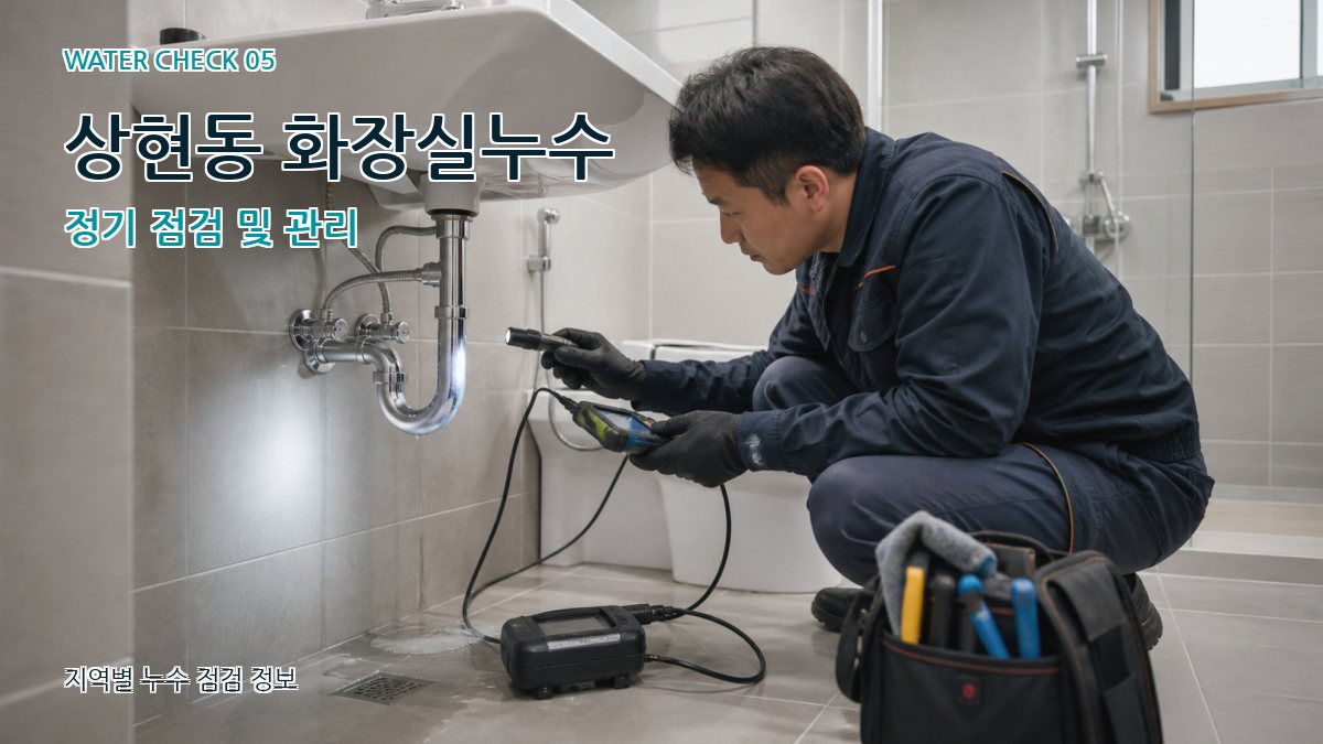 상현동 화장실누수 정기 점검 및 관리