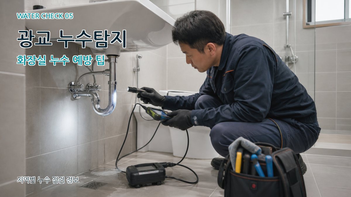 광교 누수탐지 화장실 누수 예방 팁