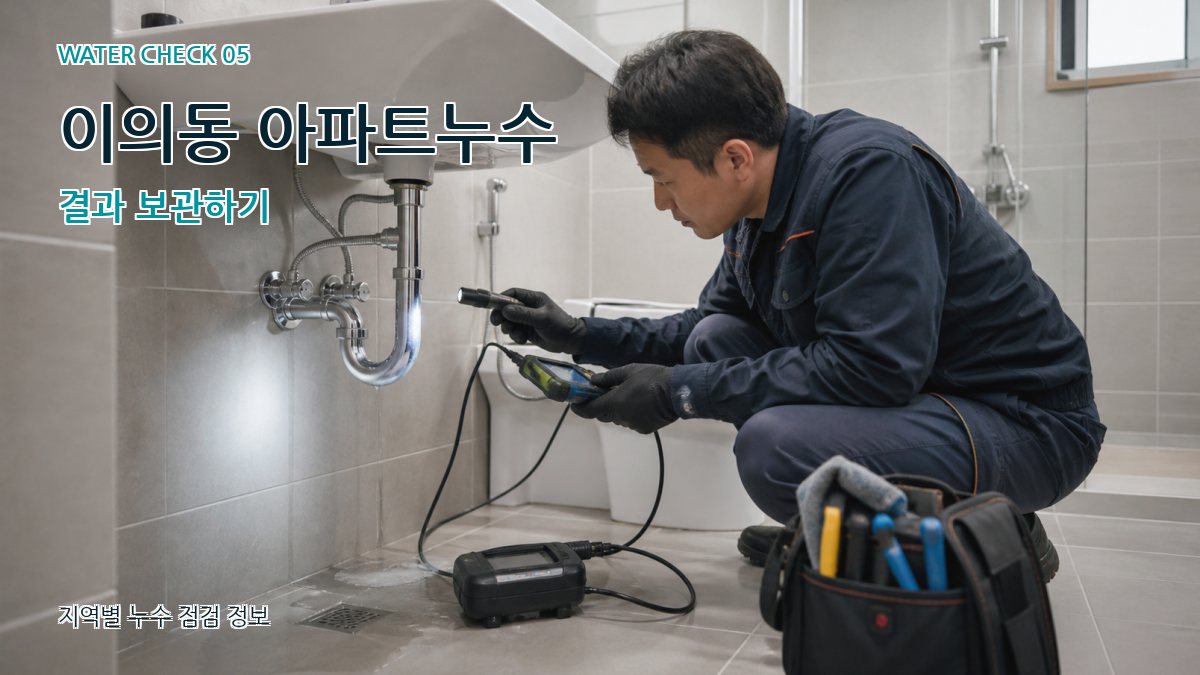 이의동 누수공사 누수탐지 이미지