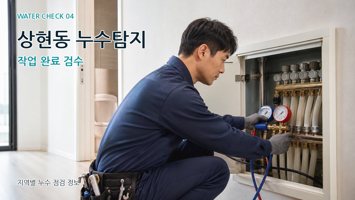 상현동 누수탐지 누수탐지 이미지