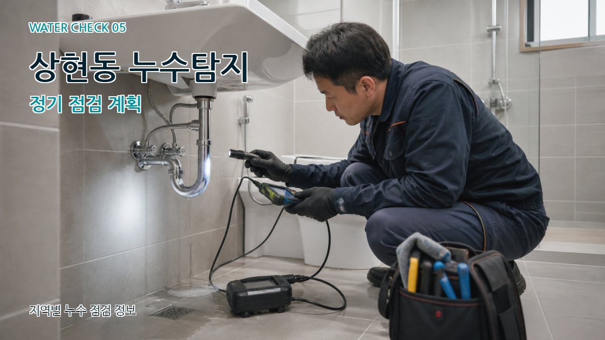상현동 누수공사 누수탐지 이미지